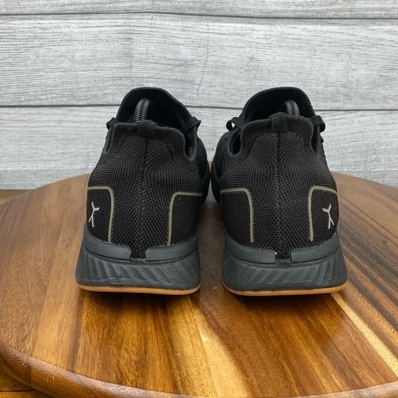 Men's Black Athletic Running Shoes - Picture 6 of 12